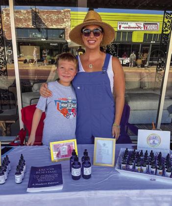 Childress Farmers Market vendors, including Crystal’s Fried Pies, Hometown Gem Soaps, Shadlikah Apothecary and more, hit the bricks of Commerce St. Saturday, Aug. 3. The next Childress Farmers Market will take place from 9 a.m.-noon Saturday, Aug. 17. Photos Courtesy of Childress 1st &amp;amp; 3rd Farmers Market