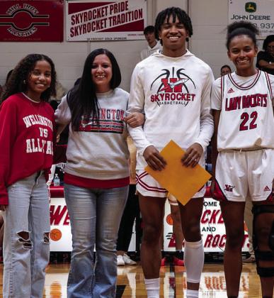 Demarcus Lewis is the son of Amanda Sanchez. He has played varsity basketball for the Rockets for two years. After high school, Demarcus plans to major in health sciences at Southwestern Oklahoma State University. HZW Media