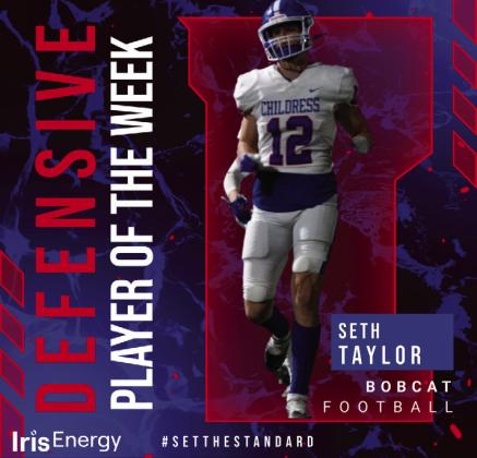 Bobcat linebacker Seth Taylor is the Iris Energy Defensive Player of the Week. Taylor put up an interception for the Bobcats during Week 7.