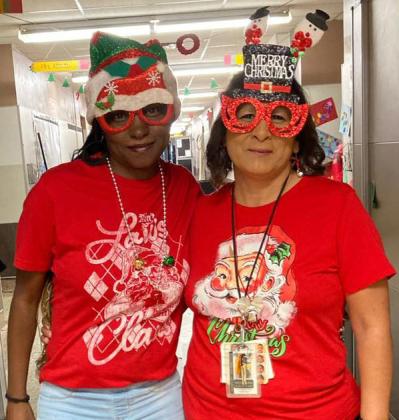 Memphis ISD staff gets in the Christmas spirit