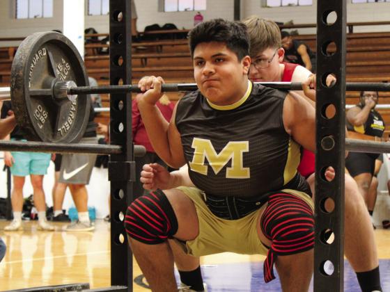 Cyclones compete at Childress  Powerlifting Invitational