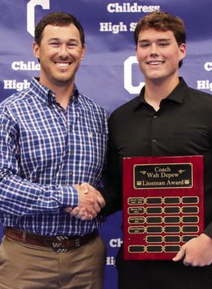 Stephens, Rabe named Childress High School All-Sport Most Valuable Athletes