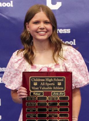 Stephens, Rabe named Childress High School All-Sport Most Valuable Athletes