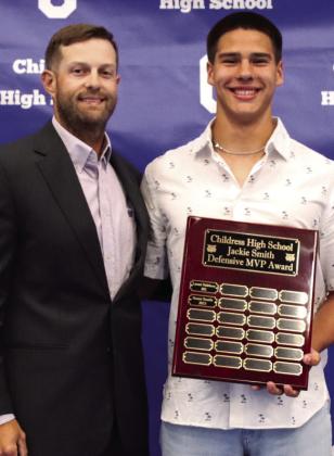 Stephens, Rabe named Childress High School All-Sport Most Valuable Athletes