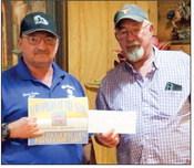Hall County Hall County Emergency Medical Services’ (EMS) Farris Nation is awarded Newcomer of the Year, presented by Hall County EMS Director Jace Francis.