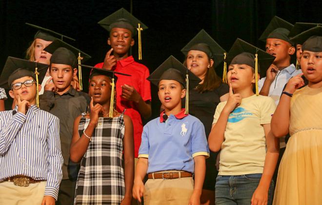 Austin Elementary celebrates kindergarten, fifth-grade graduates