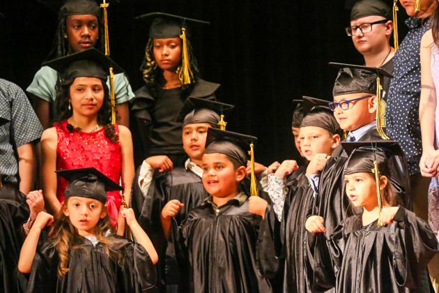 Austin Elementary celebrates kindergarten, fifth-grade graduates