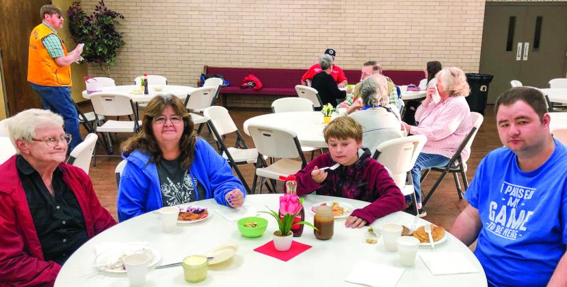 Wellington Lions appreciate pancake breakfast patrons