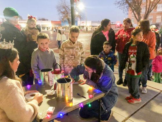 Visitors embrace Collingsworth County’s Lighting of the Square