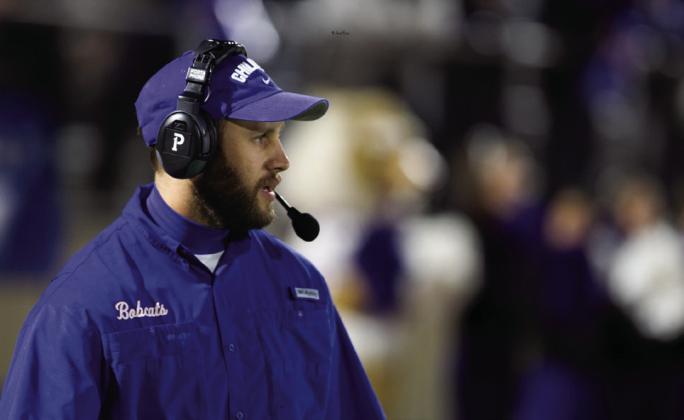 Childress Bobcat Athletic Director Bo Helm was recently named to Dave Campbell’s Texas Football’s “40 Under 40: The Next Generation of Great Coaches in Texas” in 2024. Selected out of 1,500-plus coaches, Helm, who has led his alma mater for two seasons, has posted an overall record of 15-9. Press Pass Sports/Nicole Dill