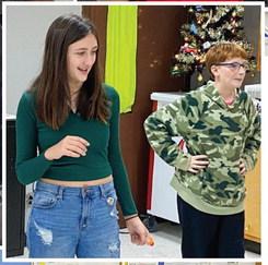Let it snow: Second grade creates faux snow