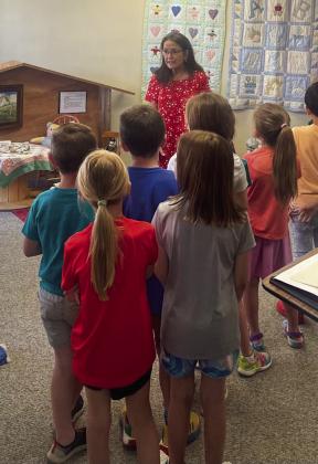 Wellington first graders travel back in time