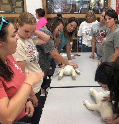 Wellington EMS provides WISD staff training