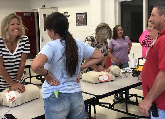 Wellington EMS provides WISD staff training