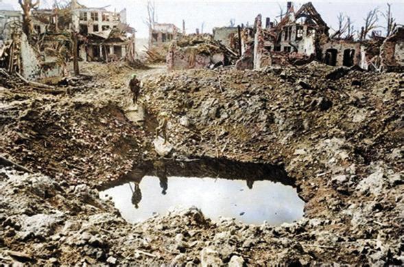 Devastation in France.
