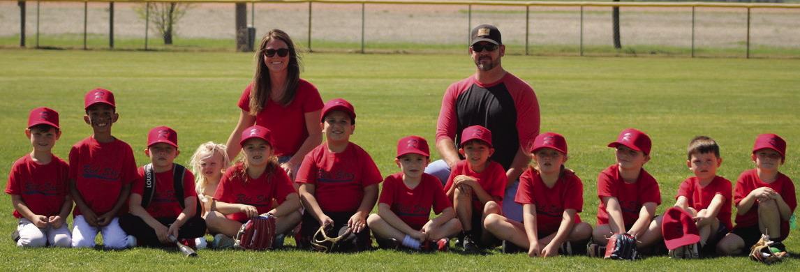 Coached by Kacey Schniederjan and Dan Owen, Coach Pitch Red Sox players include Monroe Allred, Carter Castor, Jaxon Coffee, Landon Engelke, Hunter Huff, Daisy Owen, Damien Page, Ezekiel Rivera, Kaden Schniederjan, Beckham Smith, Kathrine Tarver.
