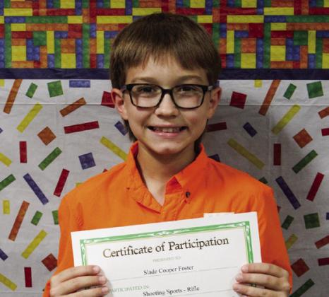 Slade Cooper Foster participated in Shooting Sports – Rifle.