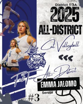EMMA JALOMO, SENIOR, ALL-DISTRICT FIRST TEAM