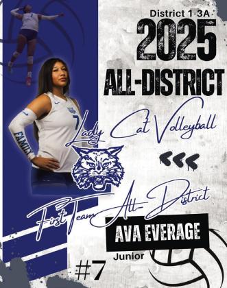 AVA EVERAGE, JUNIOR, ALL-DISTRICT FIRST TEAM