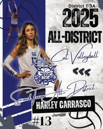 HARLEY CARRASCO, JUNIOR, ALLDISTRICT SECOND TEAM