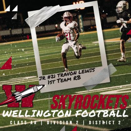 Travon Lewis, Junior, First Team Running Back