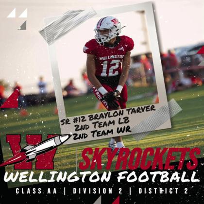 Braylon Tarver, Senior, Second Team Wide Receiver and Linebacker