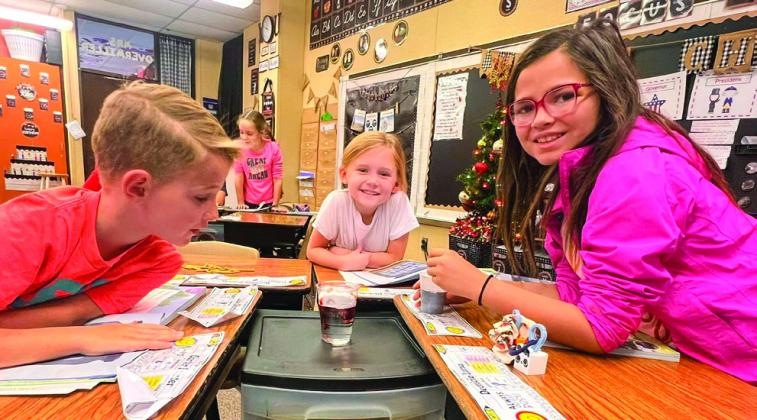 It’s raining, it’s pouring… Mrs. Overmiller’s class is never boring