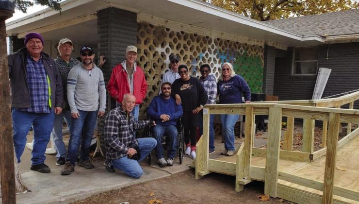 Wellington Lions, Amarillo volunteers construct ramps for clients