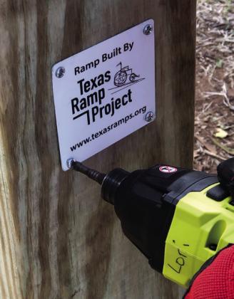 Wellington Lions, Amarillo volunteers construct ramps for clients