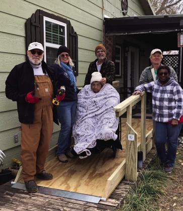 Wellington Lions, Amarillo volunteers construct ramps for clients
