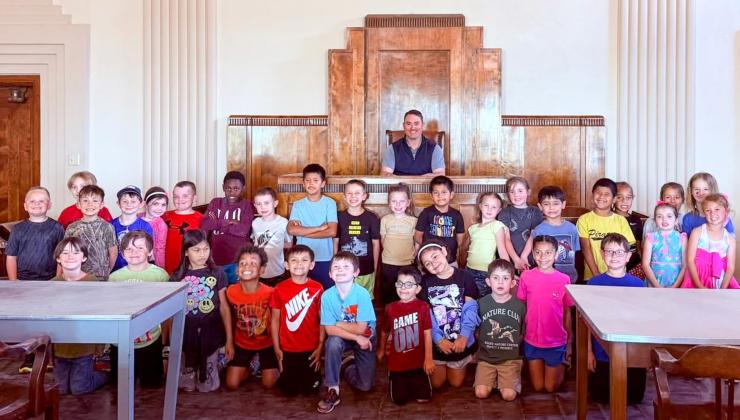 Firecrackers visit Collingsworth County courtroom