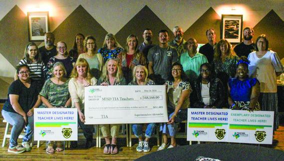 Memphis Independent School District educators earn a combined $548,166 through the Texas Education Agency Teacher Incentive Allotment program in May.