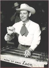 Leon McAuliffe on the steel guitar.