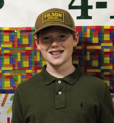 Ryker Schaefer participated in Consumer Education, Food and Nutrition, Photography and Promote 4-H and was Elementary Club Secretary.
