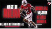 Kingston Molina, First Team Linebacker, Honorable Mention Offensive Lineman