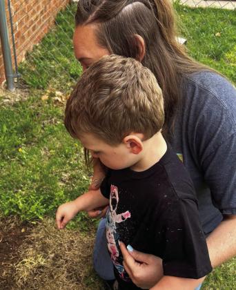 Travis Elementary School Little Cyclones get their hands dirty Friday, April 25, learning all about planting and growing. Memphis ISD