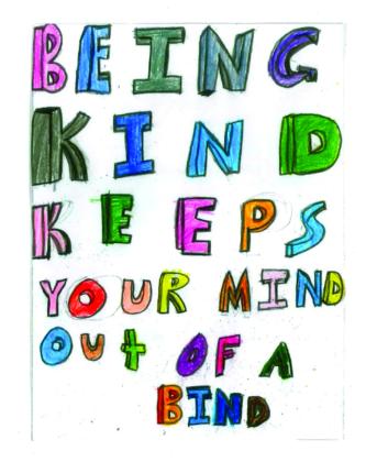 Austin Elementary, Memphis Middle School students create kindness posters