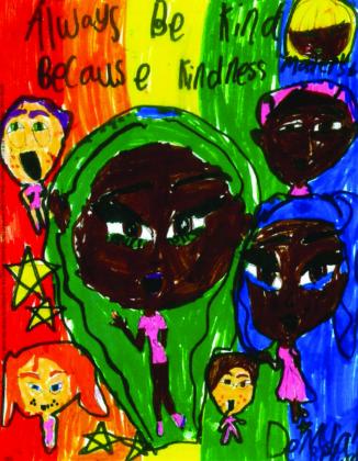 Austin Elementary, Memphis Middle School students create kindness posters