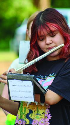 Memphis Cyclone Band performs at 69th Annual Memphis Lions Club Park Opener