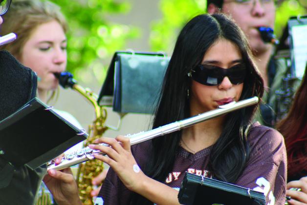 Memphis Cyclone Band performs at 69th Annual Memphis Lions Club Park Opener