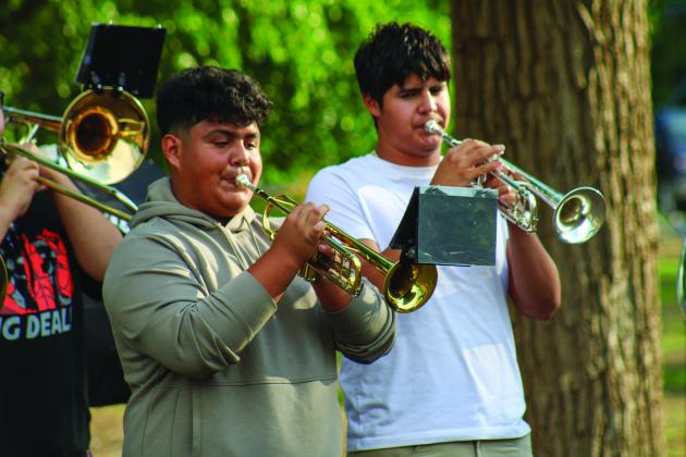 Memphis Cyclone Band performs at 69th Annual Memphis Lions Club Park Opener