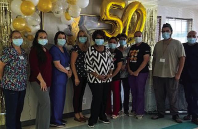 Massey marks 50 years of service to Wellington Care Center