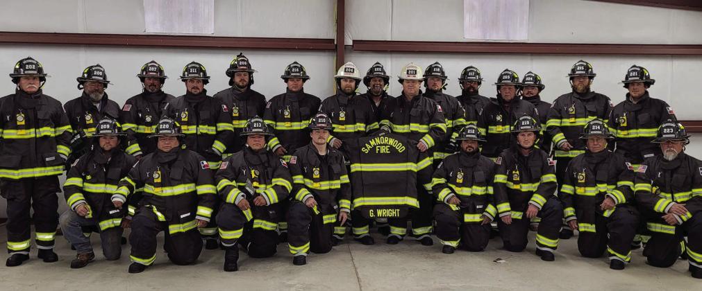 Collingsworth Commissioners Court outfits Samnorwood Volunteer Fire Department