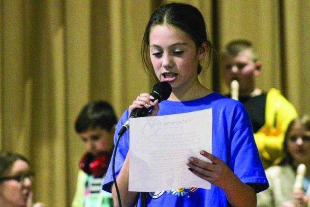 Childress Elementary School welcomes veterans