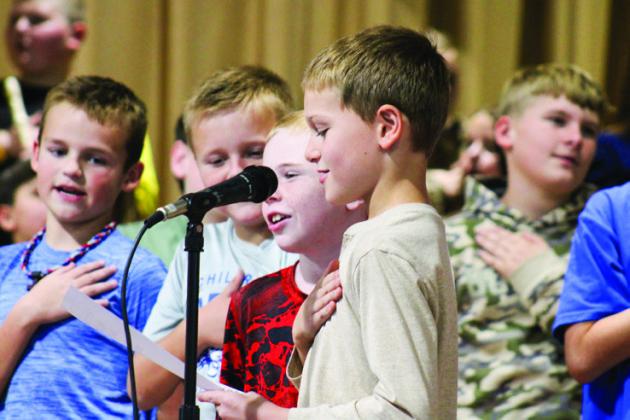 Childress Elementary School welcomes veterans