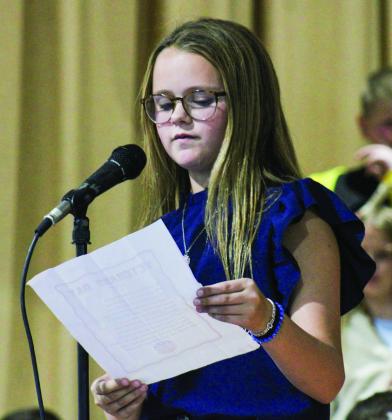 Childress Elementary School welcomes veterans