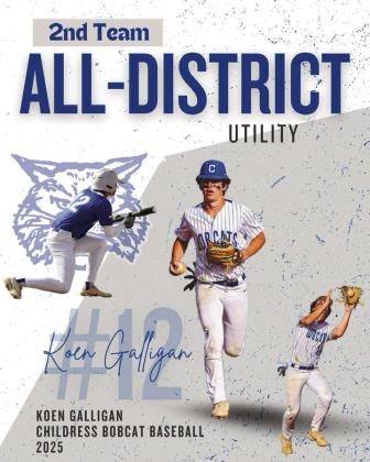 Koen Galligan, Sophomore, Second Team, Utility
