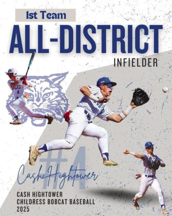 Cash Hightower, Senior, First Team, Infielder Courtesy Graphics