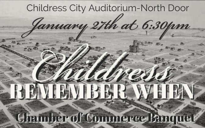 Childress Chamber annual banquet this weekend