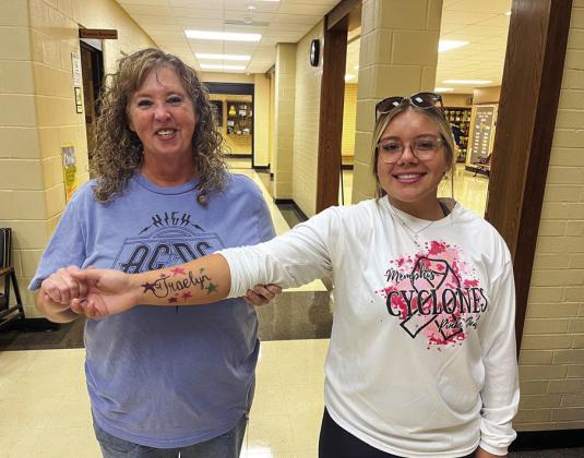Memphis Independent School District (ISD) teachers and students participate in a Freaky Friday-esque swap, switching places Friday, Sept. 20. Photos Courtesy of Memphis ISD